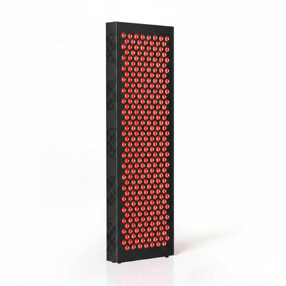 Red Light Therapy Box, 5In1 LED with 630-660-810-830-850, Metal Case, 3 Modes Red Light Panel with Soft Belt, 6 Timing Set - 9 Pulse Modes - 4-Level - Red Light Therapy Panel for Body