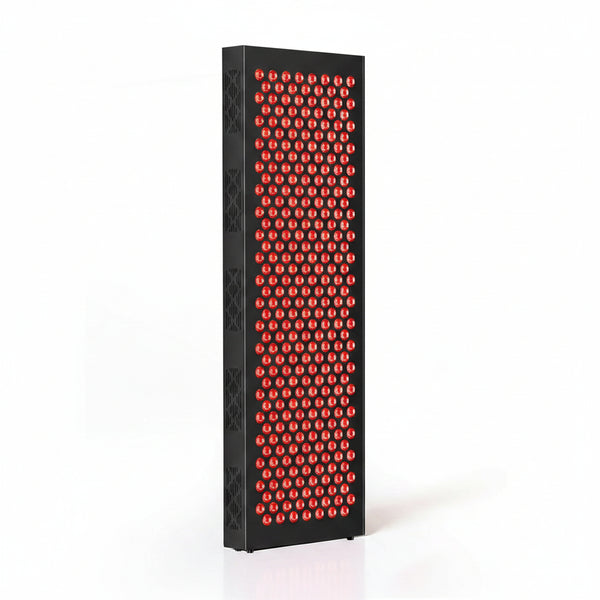 Red Light Therapy Box, 5In1 LED with 630-660-810-830-850, Metal Case, 3 Modes Red Light Panel with Soft Belt, 6 Timing Set - 9 Pulse Modes - 4-Level - Red Light Therapy Panel for Body