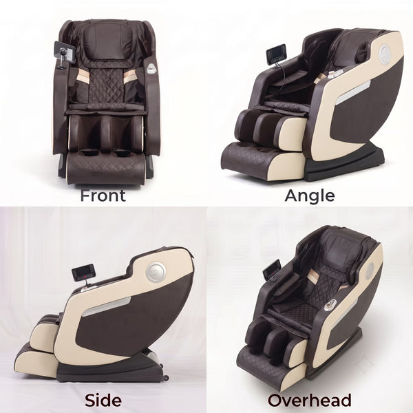 Full Body Massage Chair with Zero Gravity, Heated Back & Legs, 20 Airbags, Bluetooth, Shiatsu Recliner for Home